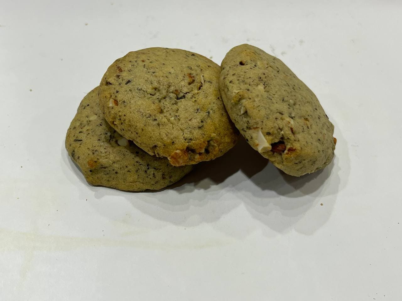 Matcha Almond Cookies